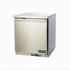 Undercounter Freezer – Stanton Trading. One-section, self-contained, with self-closing reversible door, PVC-coated shelf, digital display, and EZ slide-out condenser. Stainless steel exterior and interior, casters, R290 refrigerant. Ideal for commercial kitchens.
