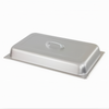 Full Size Rectangular Dome Cover, Stanton Trading, stainless steel, durable and easy-to-clean; ideal for covering steam table pans and keeping food warm in commercial kitchens and catering.