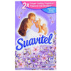 Experience softness and efficiency with Suavitel Complete Dryer Sheets in Lavender scent. Infused with advanced fabric care technology, these dryer sheets offer fast-dry benefits, reduce static cling, and help minimize wrinkles for a polished finish. Each sheet delivers a calming lavender fragrance blended with sweet fruits and soft florals, leaving your laundry with a long-lasting, soothing scent. Perfect for everyday use, these 20-count sheets bring both performance and comfort to your laundry routine.
