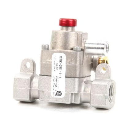 Safety Valve Pilot Out TS11K with 3/8 body, designed for secure gas flow control and reliable operation in pilot light systems.