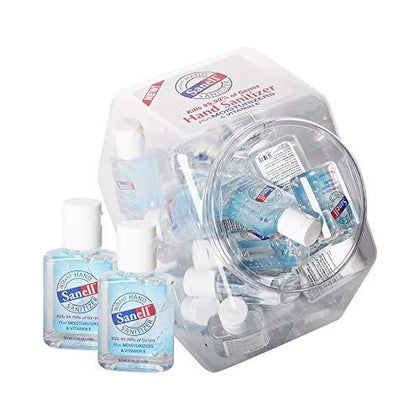 Sanell Hand Sanitizer With Fish Bowl offers reliable germ protection in a compact 1 oz bottle, perfect for travel, offices, or classrooms. Conveniently packed in a fish bowl display, these sanitizers are ideal for high-traffic areas and on-the-go use. The formula helps reduce bacteria without the need for water, keeping your hands clean and refreshed throughout the day.
