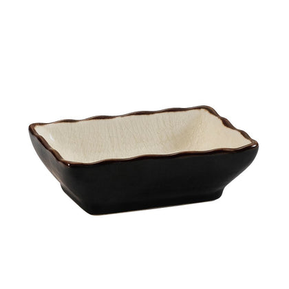 Sauce Dish – 3.25-Inch creamy white stoneware, stylish, durable, and modern. Perfect for serving dipping sauces, condiments, and small sides. Chip-resistant, microwave- and dishwasher-safe for convenience.