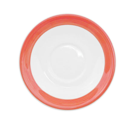 Saucer Red For Cup Tall Red 6