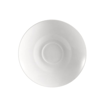 4.5-inch saucer for cup, BPA-free, lightweight, shatterproof, scratch-resistant, modern design, microwave-safe, dishwasher-safe, perfect for home, restaurants, catering, and hot beverage service.