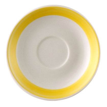 Saucer for cup A.D. yellow 4 1/2
