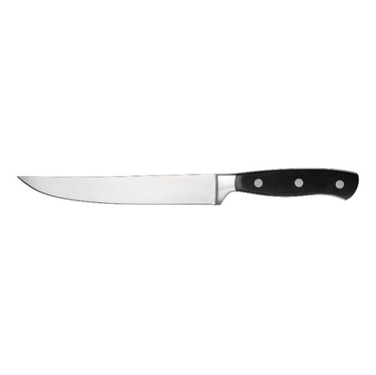 Scharfe boning knife with forged straight 6-inch blade, sharp, rust-resistant, ergonomic handle, durable, easy to clean, ideal for precise meat trimming and bone removal. (Packed By: 36 Each Per Case).