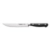 Schnell 5-inch utility knife with razor-sharp blade, ergonomic non-slip handle, full-tang construction for balance and control, packed 72 each per case for commercial kitchen and chef use