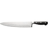 Schnell 10-inch chef knife with Granton edge, stainless blade, ergonomic handle, rust-resistant, durable, and non-stick slicing for pro kitchens. (Packed By: 36 Each Per Case).