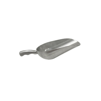 5oz aluminum scoop with compact deep bowl, secure grip handle, lightweight, and durable build—ideal for precise scooping in bakeries, kitchens, and bulk food operations.
