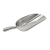 85oz aluminum scoop with deep bowl, reinforced handle, durable, lightweight, and corrosion-resistant design—ideal for bulk scooping in commercial or warehouse food operations.