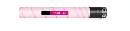 TN321 Magenta toner cartridge compatible with Konica Minolta BizHub C224, C284, C364, 25000 pages high-yield