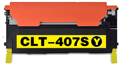 CLT-407S yellow compatible toner cartridge for Samsung printers, 1000 pages.