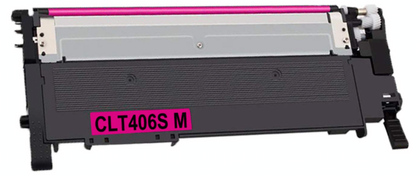 CLT-406S magenta compatible toner cartridge for Samsung printers, 1000 pages.
