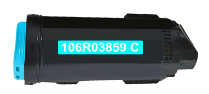 Toner Cartridge 106R03859 Cyan Compatible for Xerox VersaLink C500 C505, 5200 pages