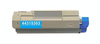 Toner Cartridge 44315303 cyan, compatible with Oki Data C610 Series printers, high yield 6000 pages