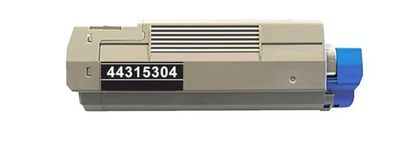 Toner Cartridge 44315304 black, compatible with Oki Data C610 Series printers, high yield 8000 pages
