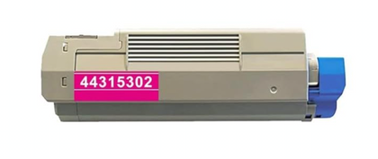 Toner Cartridge 44315302 magenta, compatible with Oki Data C610 Series printers, high yield 6000 pages