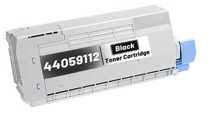 Toner Cartridge 44059112 black, compatible with Oki Data C810 and C830 Series printers, high yield 8000 pages