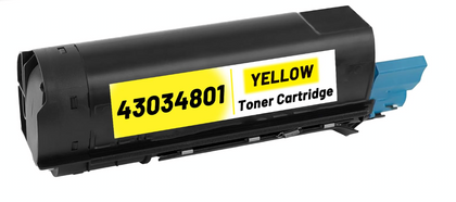 Yellow Toner Cartridge 43034801/42127401 compatible with Oki Data printers C3100, C3200, C3200n, C5100/5150/5200/5300/5400, 5000 pages.