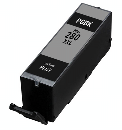 PG-280XXL black compatible ink cartridge for Canon printers, high-yield 600 pages, fits PIXMA TS6120, TS8120, TS9120.