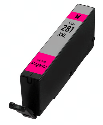 CLI-281XXL magenta compatible ink cartridge for Canon printers, high-yield 830 pages, fits PIXMA TS6120, TS8120, TS9120.
