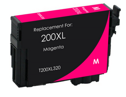 Ink Cartridge T200XL320 Magenta Compatible for Epson Printer, high yield 450 pages, fits Expression XP200–XP410 and WorkForce WF2520–WF2540.