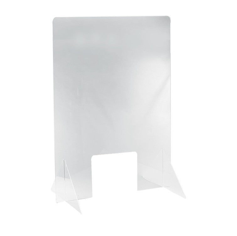 Self-Standing Shield Acrylic with Window 30