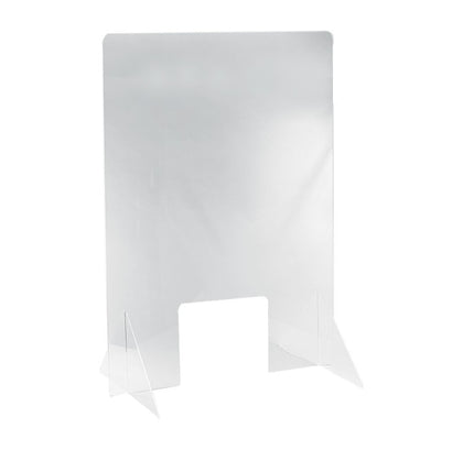 Self-Standing Shield Acrylic with Window 30