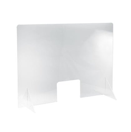 Self-Standing Shield Acrylic with Window 48
