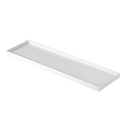 Rectangular white serving tray, 22-1/8