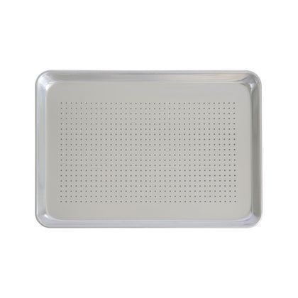Perforated sheet pan aluminum 1/2 size 18x13