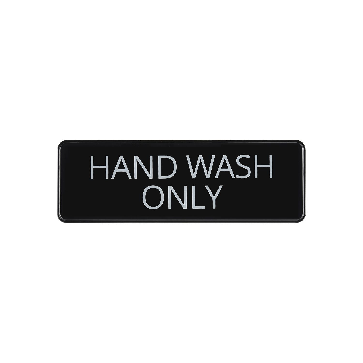 English compliance sign reading 