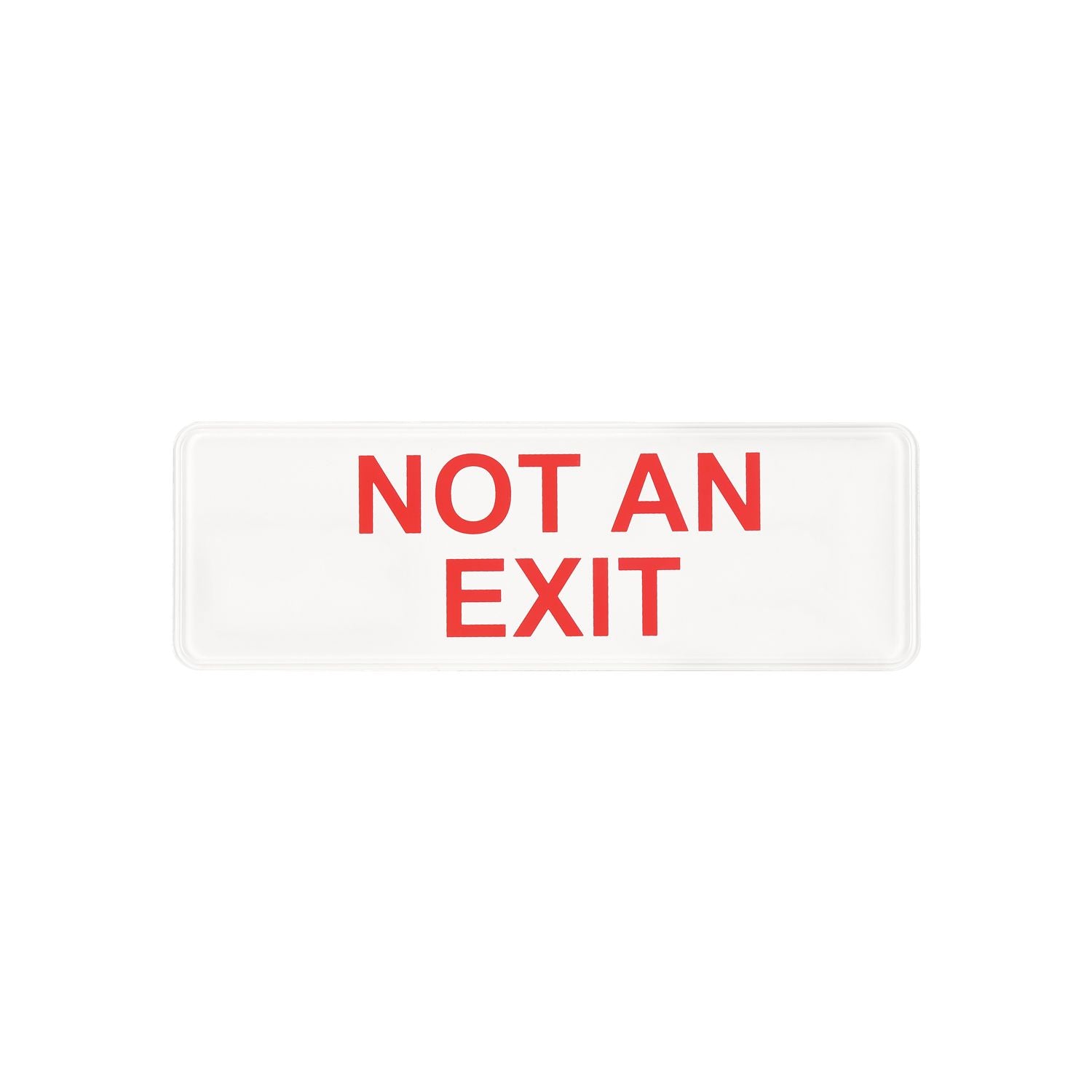 English compliance sign 