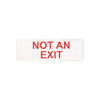 English compliance sign 