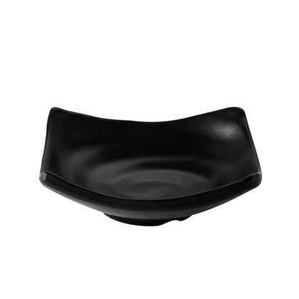 Small Square Dish Matte Black 2.5oz 4-1/8