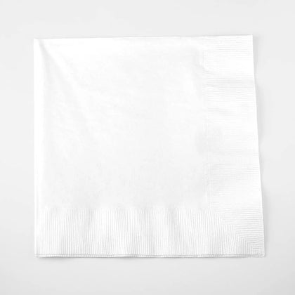 Solids Pearl Lunch and Beverage Napkin 3-Ply – Premium soft and durable napkins in an elegant pearl color, ideal for weddings, parties, or everyday dining. Adds style and absorbency to any table.