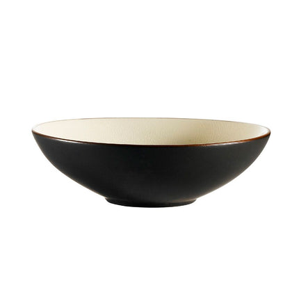 Soup/Salad Bowl – 30oz, 8-Inch creamy white stoneware, stylish, durable, and modern. Perfect for serving soups, salads, pasta, and more. Chip-resistant, microwave- and dishwasher-safe for convenience.