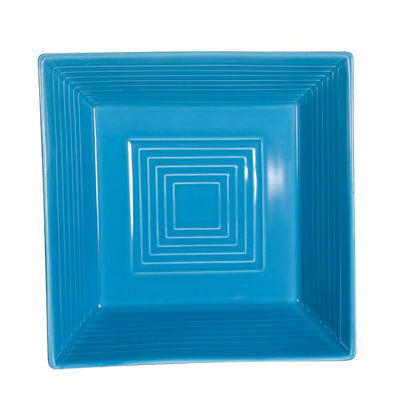 Square peacock plate 10