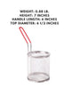 Dozen stainless steel blanching baskets, each measuring 6.5 by 7 inches.