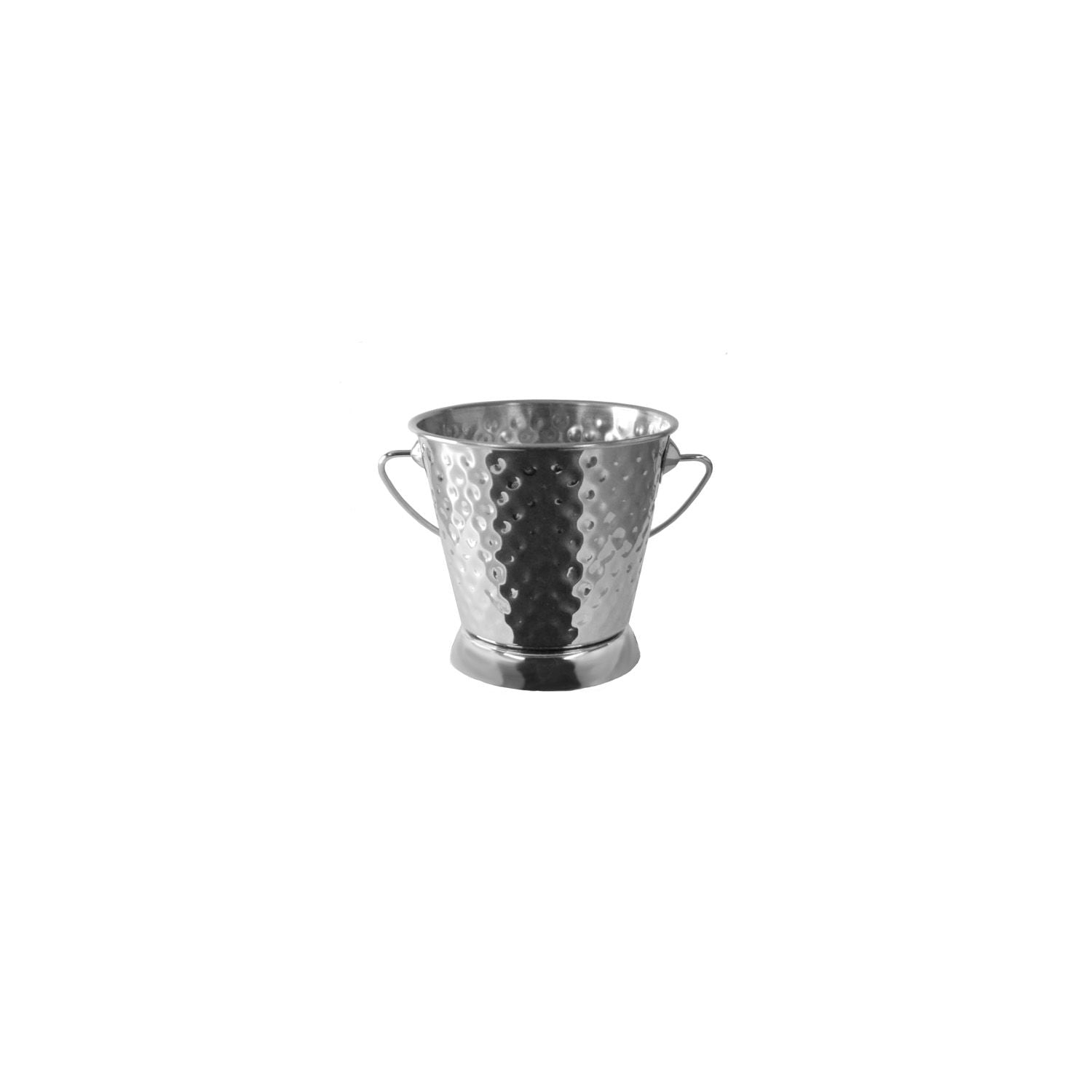 Mini stainless steel serving pail with swing handle, 3-1/2