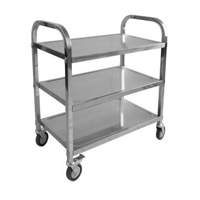 Stainless steel 3-tier cart 37-1/4