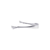 Stainless steel 7-inch ice tong with serrated edges for secure grip, ideal for bars, buffets, and catering; compact, durable, easy to clean, and packed 72 each per case for commercial use