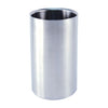 Stainless steel double-wall straight wine cooler, durable, with excellent insulation, sweat-free performance, and modern design. Perfect for restaurants and events. Packed 24 each per case.