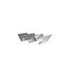 Stainless steel taco holder with 2 or 3 compartments, durable, reversible, rust-resistant, and easy to clean. Perfect for foodservice and presentation. Packed 72 each per case.