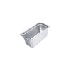 Steam pan stainless steel 1/3 size, 24 gauge, anti-jam 6-inch depth, durable, corrosion-resistant, stackable, easy to clean, ideal for commercial kitchens and catering, packed 24 each per case.