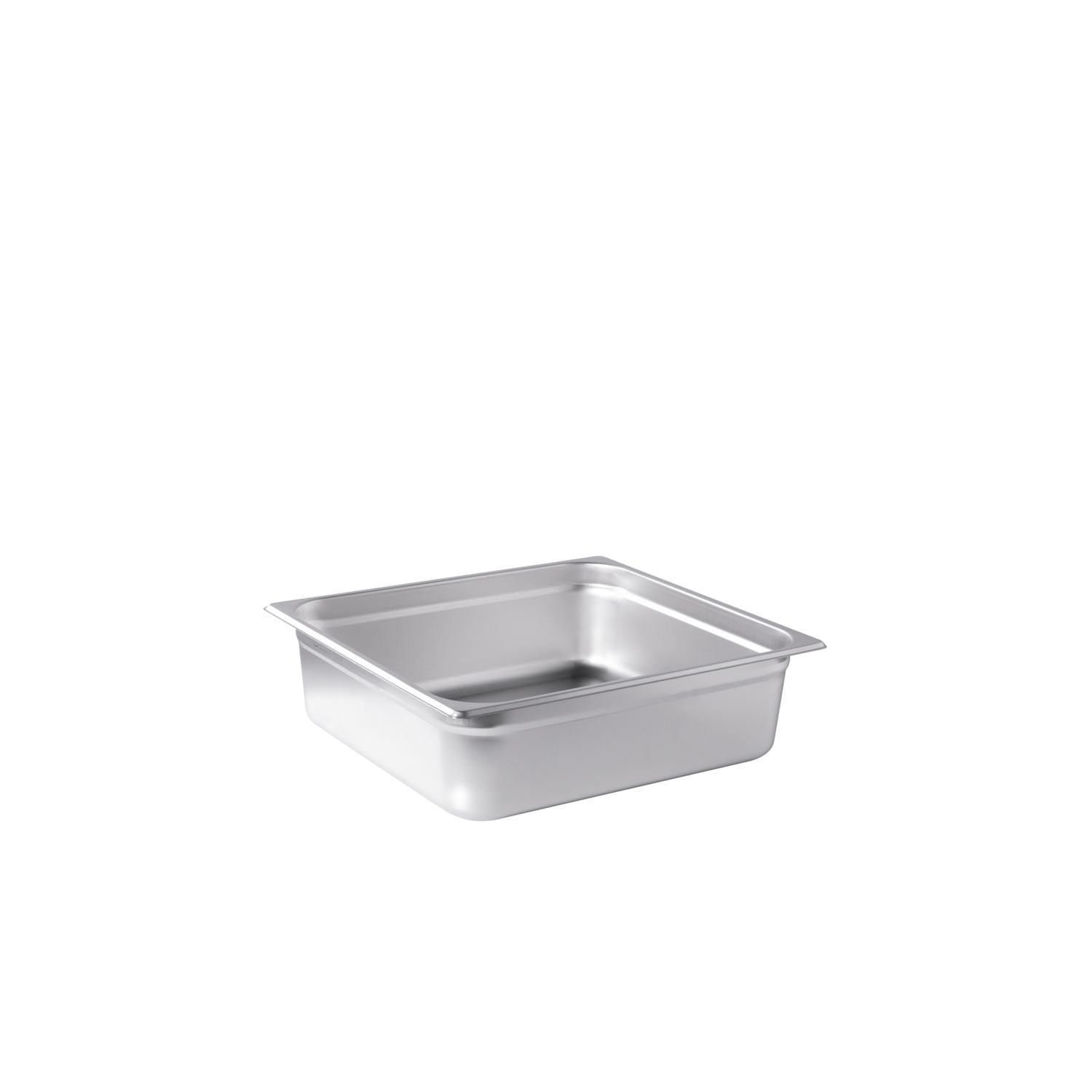 2/3 size stainless steel steam pan, 24-gauge anti-jam with 4
