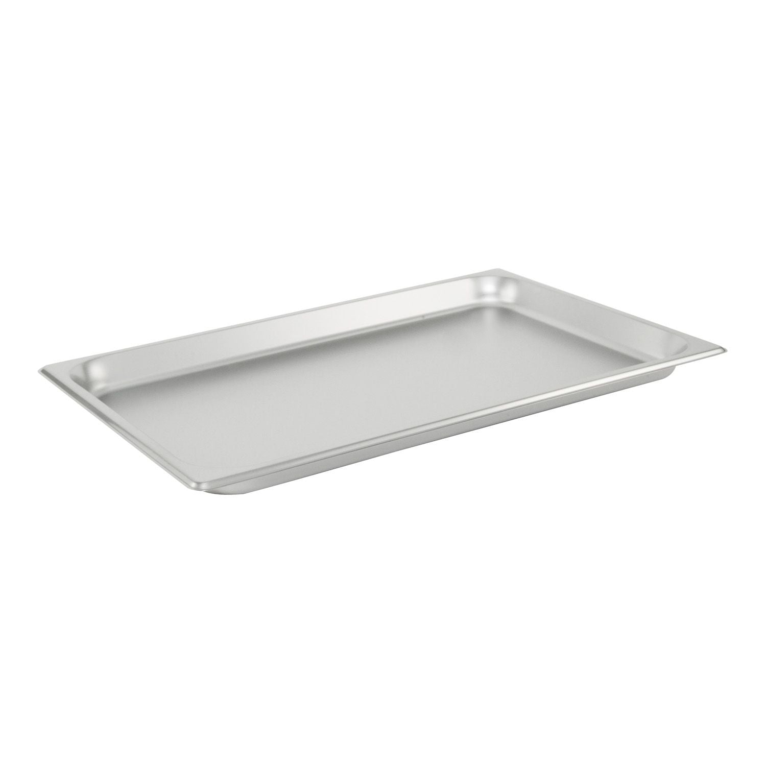 Full-size stainless steel steam pan, 25-gauge with standard 1-1/4