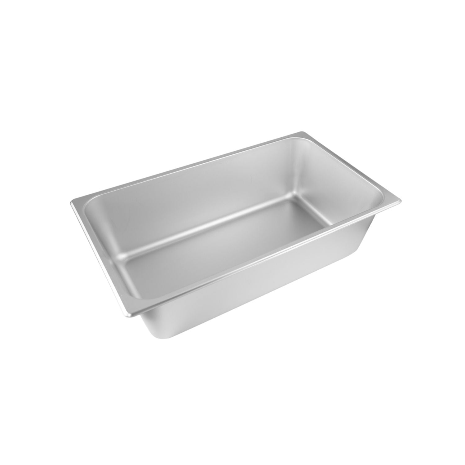 Full-size stainless steel steam pan, 25-gauge with standard 6