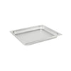 Half-size stainless steel steam pan, 22-gauge with 1-1/4