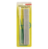 Stainless steel straight straws 1/4 inch diameter 8-1/2 inch length, pack of 5, durable, corrosion-resistant, reusable, eco-friendly, straight design, ideal for home, restaurants, bars, packed 48 per case.